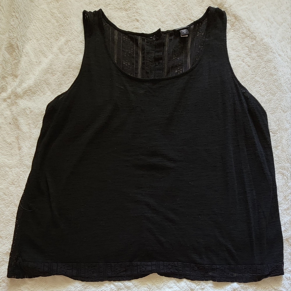 TORRID black lace-back top